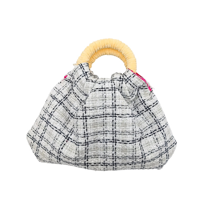 The Ruched Bag - Butter Chenille Handle