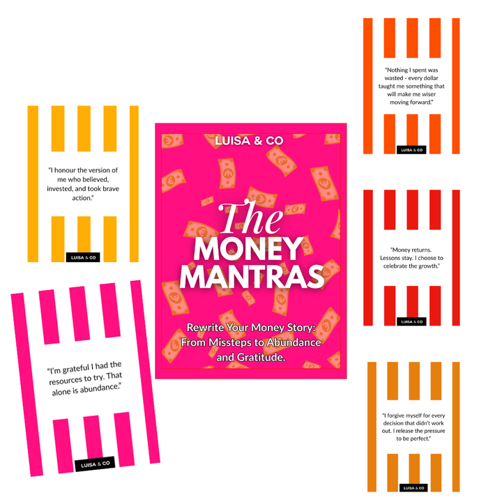 Money Mantra Affirmation Cards - Printable Abundance & Wealth Mindset Deck