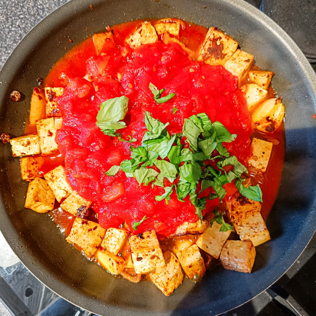 easy meat free Tofu Bolognese Recipe