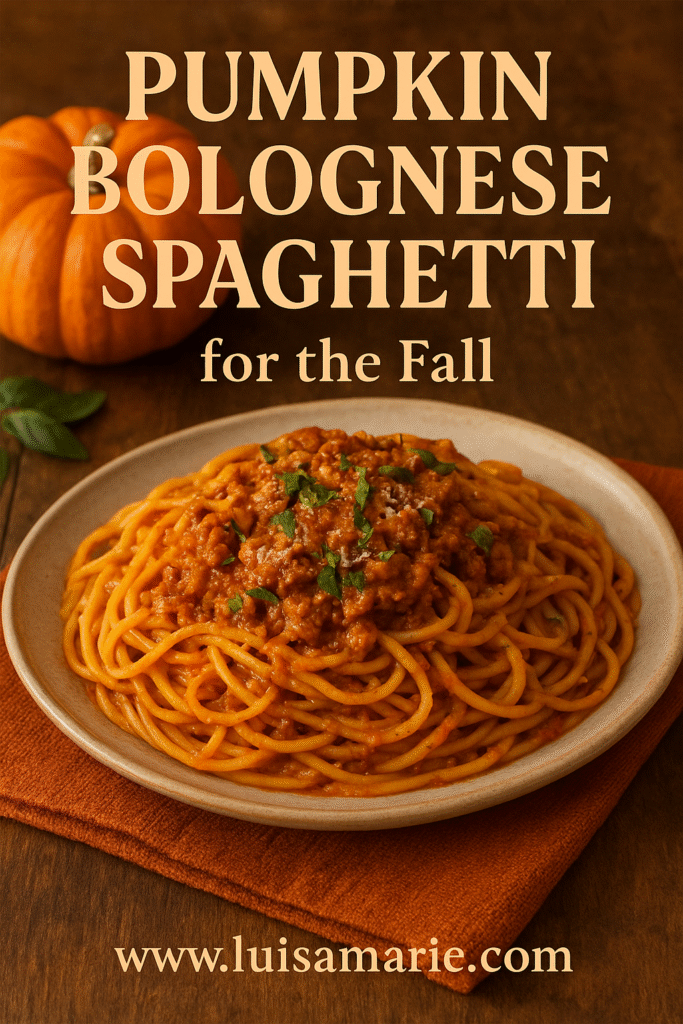 Pumpkin Bolognese