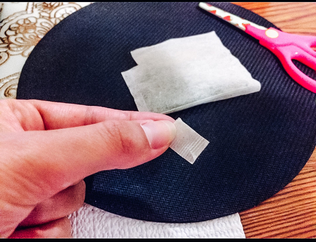 how to fix a broken nail with a tea bag tutorial