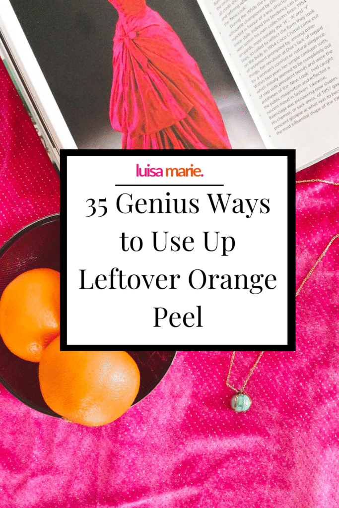 Ways to Use Up Leftover Orange Peel