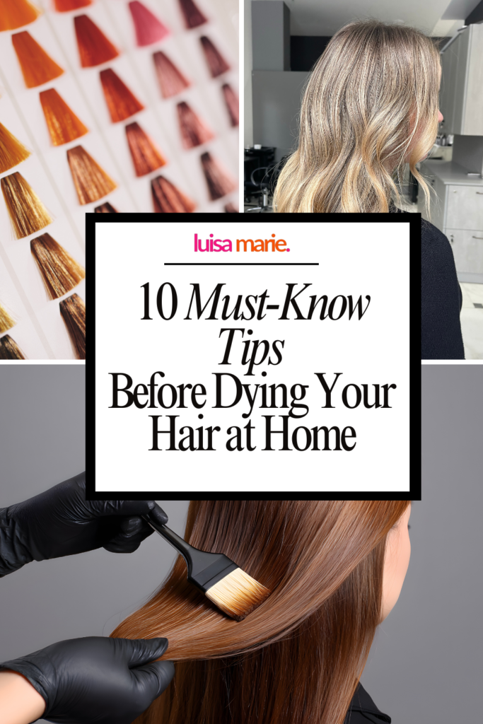 Dying Your Hair at Home